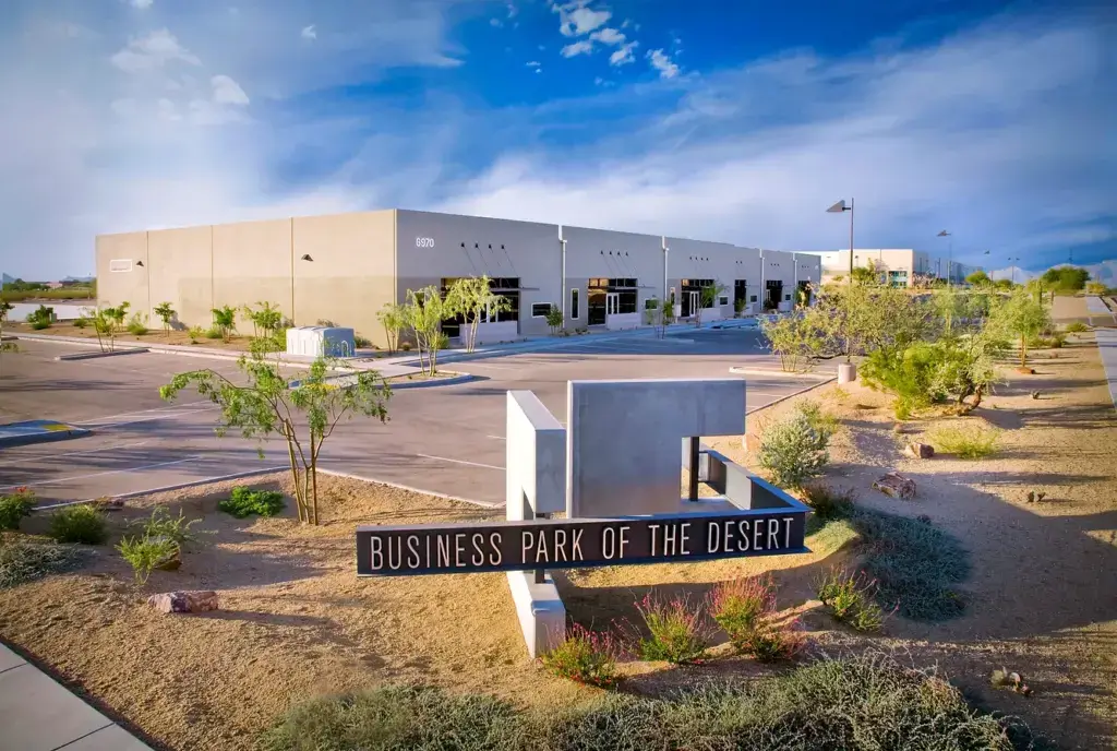 A business park in Arizona that has been designed by Seaver Franks architects